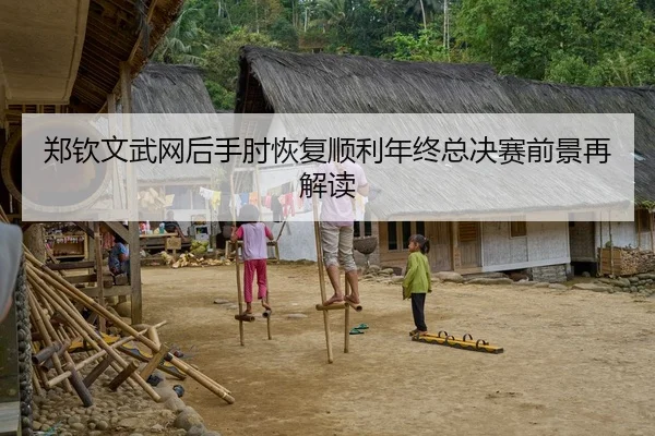 郑钦文武网后手肘恢复顺利年终总决赛前景再解读